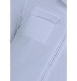 Baker's Camiseta interior con cremallera para hombre - Sin capucha - Chaleco deportivo para hombre - 579 - Blanco