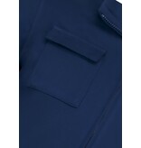 Baker's Camiseta interior con cremallera para hombre - Sin capucha - Chaleco deportivo para hombre - 579 - Azul