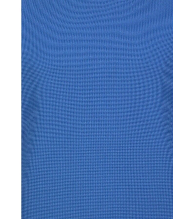 Enos Conjunto de verano para hombre - Oversize acanalado - Conjunto de dos piezas - Conjunto - F-918 - Azul