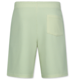 Enos Conjunto de verano para hombre - Oversize acanalado - Conjunto de dos piezas - Conjunto combinado - F-918 - Beige