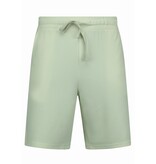 Enos Conjunto de verano para hombre - Oversize acanalado - Conjunto de dos piezas - Conjunto combinado - F-918 - Beige