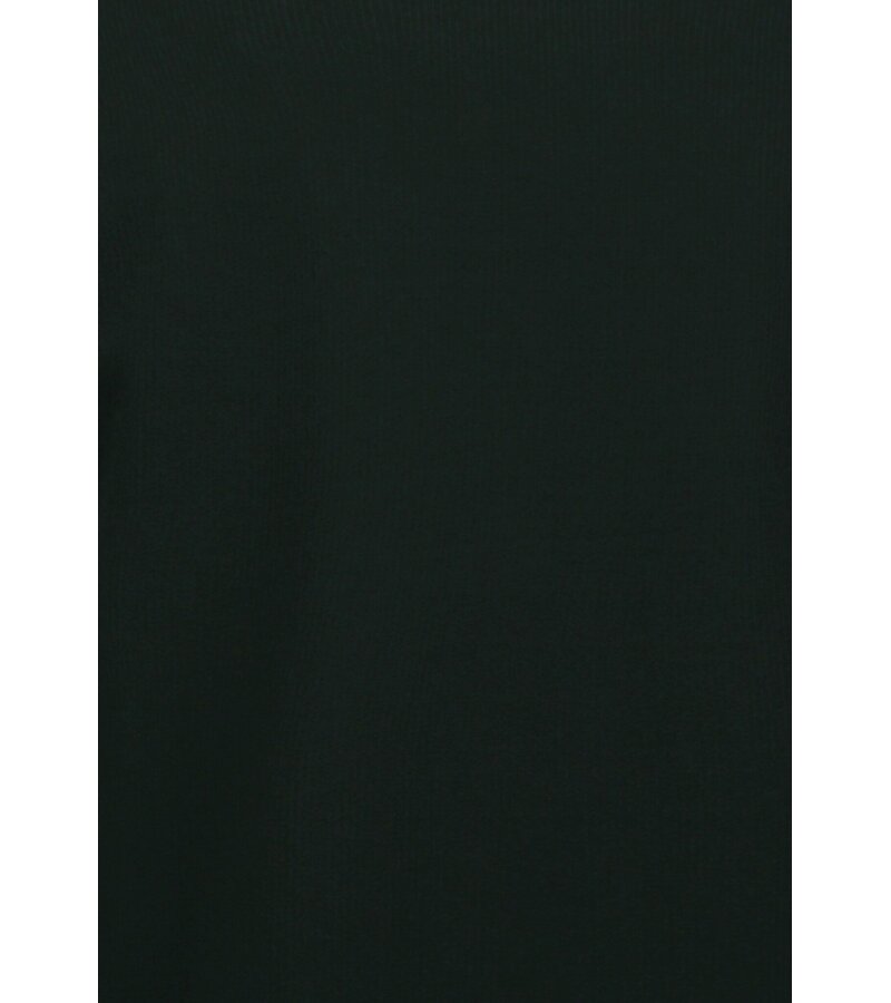 Enos Conjunto de dos piezas - Camisa holgada de canalé - Conjunto de verano para hombre - Conjunto de dos piezas - Conjunto a juego - F-915 - Negro