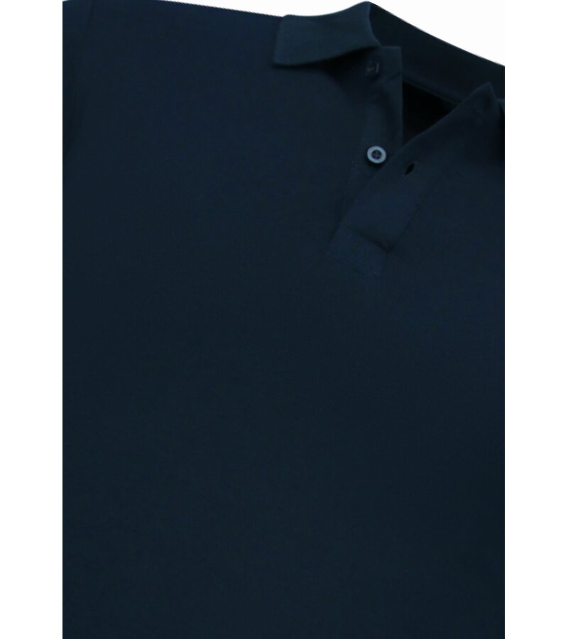 True Rise Polo de hombre - Polo de manga corta para hombre - Polo de hombre - Corte ajustado - A150 - Azul oscuro
