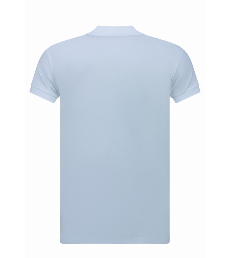 True Rise Polo de hombre - Polos cortos para hombre - Polo de hombre - Corte ajustado - A150 - Blanco