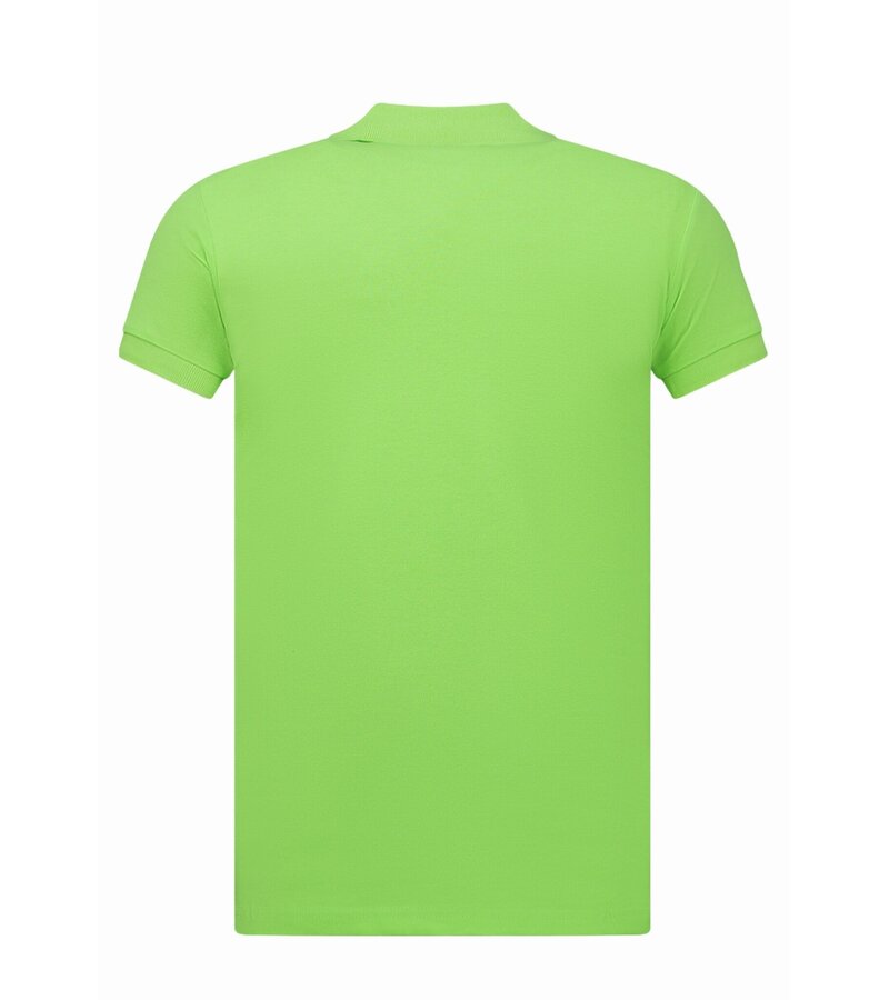 True Rise Polo de hombre - Polos de manga corta para hombre - Polo de hombre - Corte ajustado - A150 - Verde