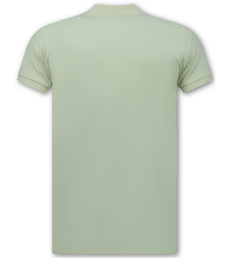 True Rise Polo de hombre - Polos cortos para hombre - Polo de hombre - Corte ajustado - A150 - Beige