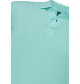 True Rise Polo de hombre - Polos de corte corto - Polo de hombre - Corte ajustado - A150 - Verde menta