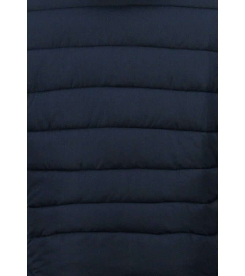Enos Chaqueta con capucha para hombre - Corte ajustado - Chaqueta de peso medio - 8210 - Azul