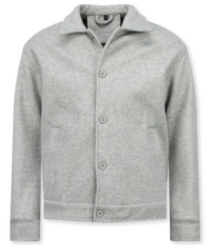 Enos Chaqueta de hombre - Chaqueta de peso medio para hombre - Chaquetas para hombre - 528 - Gris