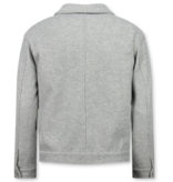 Enos Chaqueta de hombre - Chaqueta de peso medio para hombre - Chaquetas para hombre - 528 - Gris