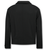 Enos Chaqueta de hombre - Chaqueta de peso medio - Sobrecamisa - 528 - Negra