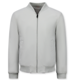 Enos  Chaqueta bomber bonita para hombre - Chaqueta de peso medio para hombre - 8862 - Gris