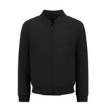 Enos Bonita chaqueta de béisbol - Chaqueta de peso medio para hombre - 8862 - Negra