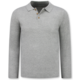 Suéter de hombre - Polo de manga larga para hombre - 536 - Gris