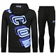 Chándal ICON para hombre - Conjunto deportivo para adulto - Conjunto de entrenamiento - Conjunto para hombre - 5732 - Negro/Azul