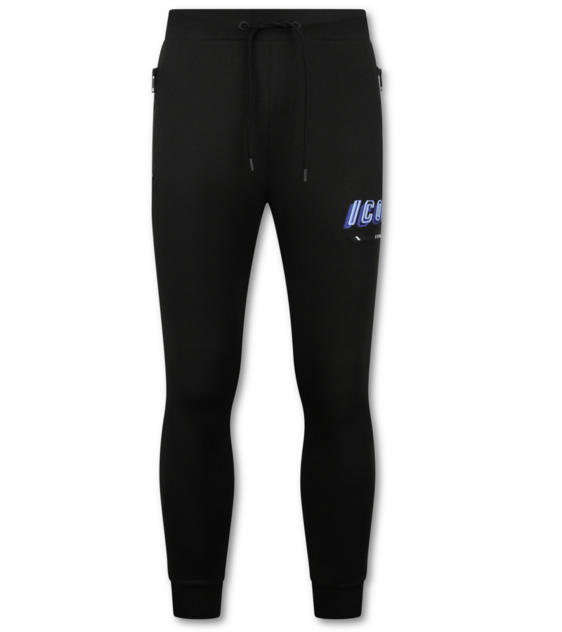 TopStar Chándal ICON para hombre - Conjunto deportivo para adulto - Conjunto de entrenamiento - Conjunto para hombre - 5732 - Negro/Azul