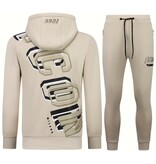 TopStar Chándales - Chándal ICON - Conjunto deportivo para hombre - Conjunto deportivo para hombre adulto - Twinset - 5732 - Marrón