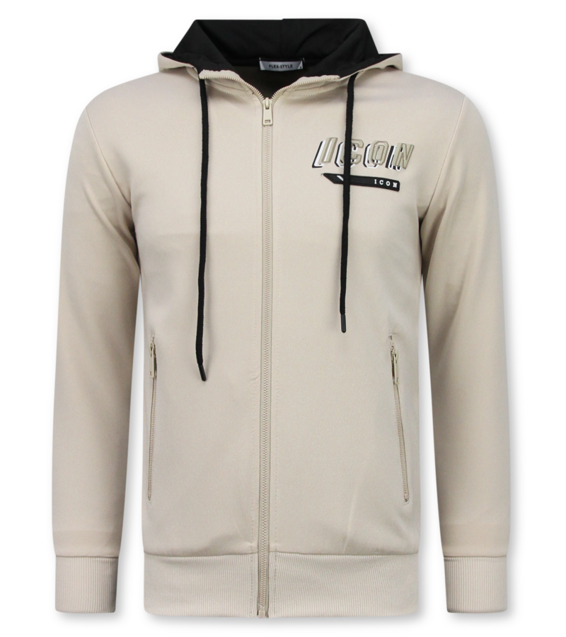 TopStar Chándales - Chándal ICON - Conjunto deportivo para hombre - Conjunto deportivo para hombre adulto - Twinset - 5732 - Marrón