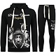 Sudadera con capucha 2Pac para hombre - Sudadera con capucha Tupac - Sudadera con capucha para hombre adulto - 672 - Negro