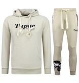 TopStar Chándal Tupac - Sudadera con capucha 2Pac para hombre - Chándal para hombre adulto - 663 - Marrón