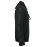 True Rise Sudadera con capucha extragrande para hombre - ICONS Basic - Tejido grueso - 5808 - Negro