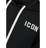 True Rise Sudadera con capucha extragrande para hombre - Estampado ICON Dollar - Tejido grueso - 5567 - Negro