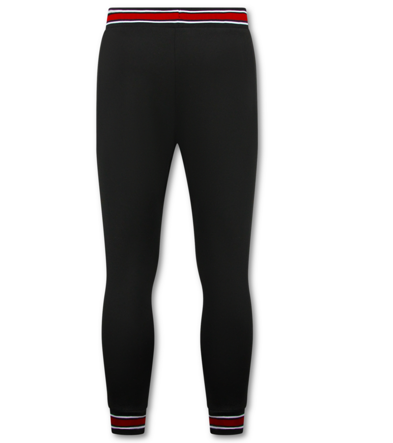 TopStar Conjunto de entrenamiento de los Chicago Bulls para hombre - Conjunto de jogging para hombre - Conjunto de local para adulto - 5591 - Negro/Rojo