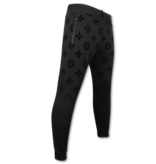 TopStar Chándal tejido JDik para hombre - Traje de casa de peluche - Chándal para hombre - 5308 - Negro