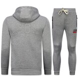 TopStar Chándal de tejido grueso para hombre ICON - Chándales - Conjuntos para adultos - 11986 - Gris