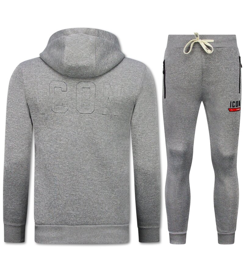 TopStar Chándal de tejido grueso para hombre ICON - Chándales - Conjuntos para adultos - 11986 - Gris