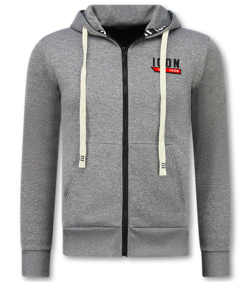TopStar Chándal de tejido grueso para hombre ICON - Chándales - Conjuntos para adultos - 11986 - Gris