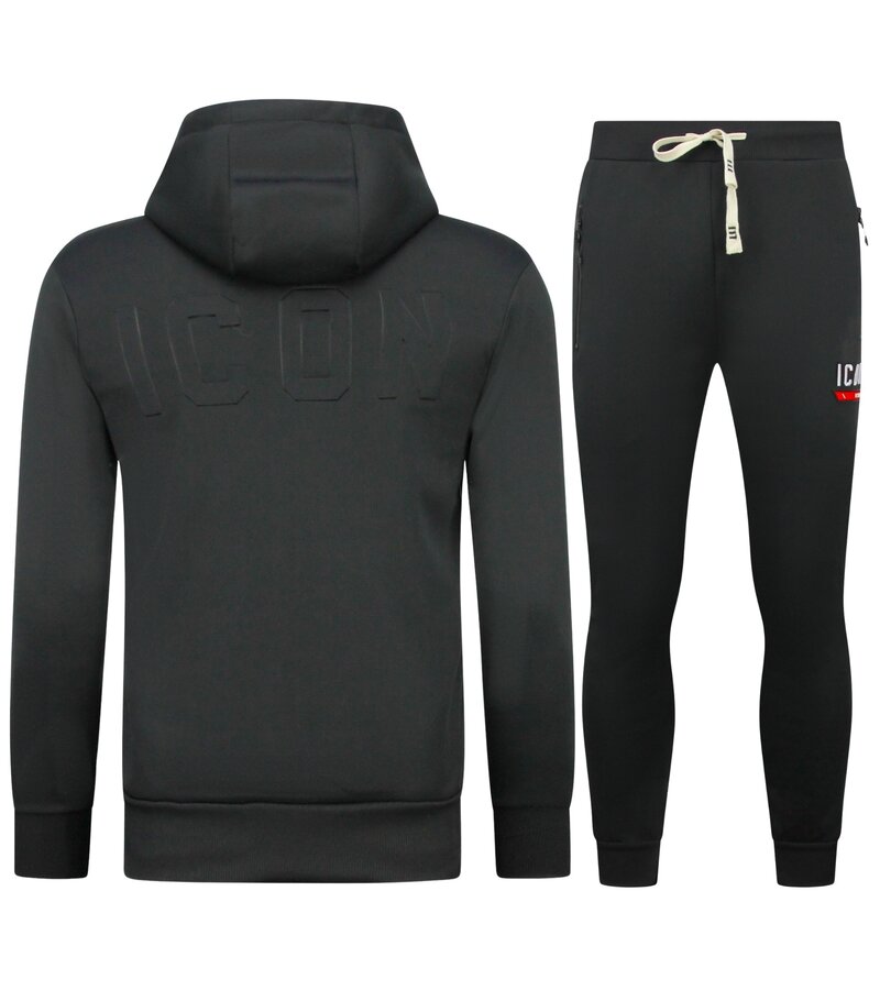 TopStar Chándal de tejido grueso para hombre ICON - Chándales - Conjuntos para adultos - 11986 - Negro
