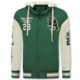 Chaqueta de béisbol con capucha extragrande - Chaqueta bomber para hombre - 523 - Verde