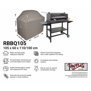 Eine Grillabdeckung aus dem Gartenmöbel Schutzhüllen Shop