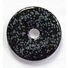 Schneeflockenobsidian Donut 40 mm