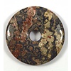 Leopardenjaspis Donut 40 mm