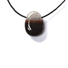 gebohrter Trommelstein aus Sardonyx