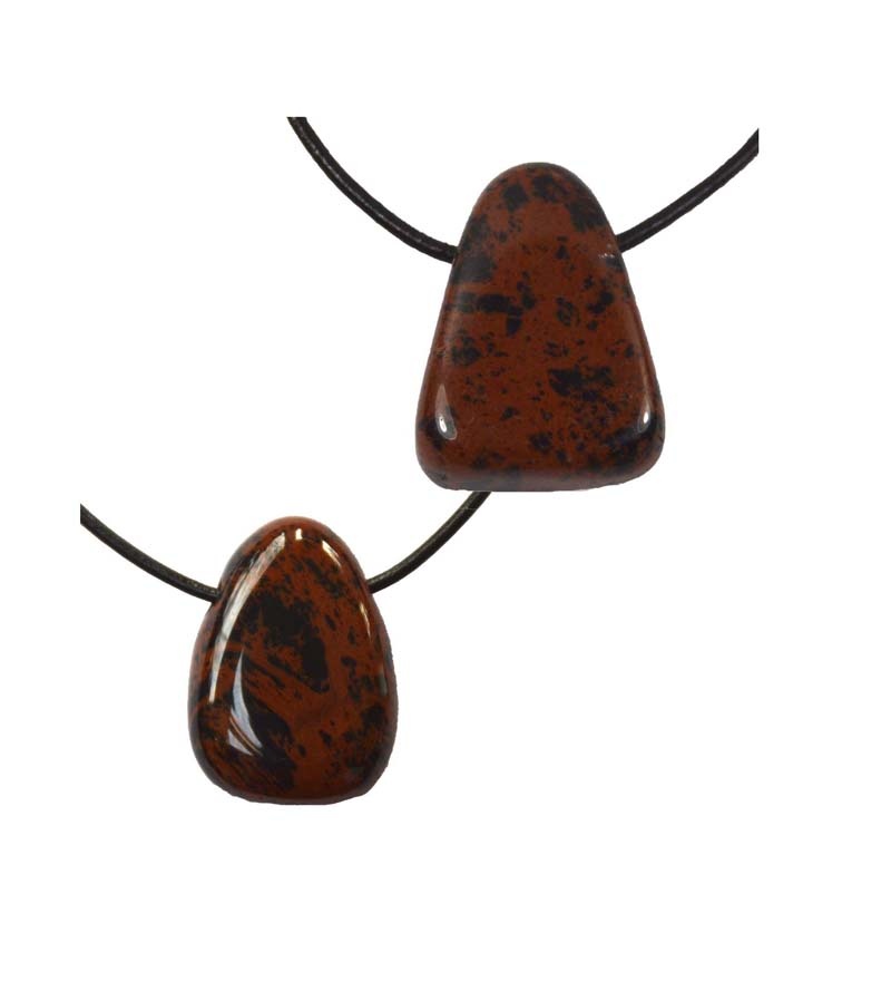 Natürliches Mahagoni Obsidian Armband, Mahagoni Kugeln