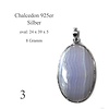 Anhänger Chalcedon in 925er Silber