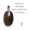 Anhänger Sardonyx in 925er Silber