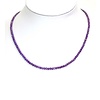 Amethyst Kugelkette facettiert ca. 45 cm