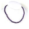 Amethyst Kugelkette 8 mm facettiert ca. 43 cm