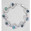 Armband Paua Muschel Dreieck