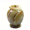 Vase bauchig aus Onyx Marmor