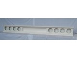 Truckbumper.nl with gap for license plate 8 round holes stainless steel polished