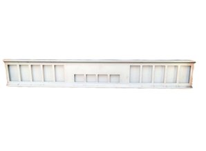 Truckbumper.nl  10x vierkante gaten staal, 4x vierkante gaten in het midden