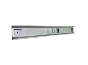 Truckbumper.nl lichtbalk 190cm Cabine achterzijde 5 vierkante gaten staal