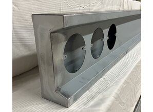 Truckbumper.nl lichtbalk 190cm Cabine achterzijde 6 ronde gaten staal