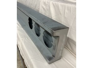 Truckbumper.nl lichtbalk 190cm Cabine achterzijde 6 ronde gaten staal