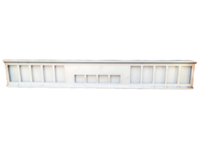 Truckbumper.nl  10x vierkante gaten staal, 4x vierkante gaten in het midden